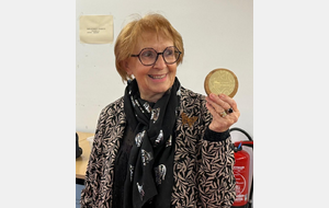 27 octobre, Etiennette fête sa médaille du Comité