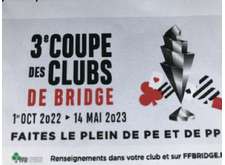 3 ème Coupe des Clubs de Bridge
