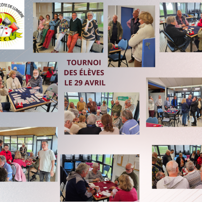 Tournoi des élèves le 29 avril 2026