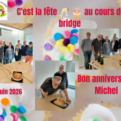 Anniv Michel au cours du 10 juin 2026